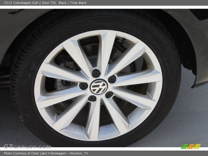 Black / Titan Black 2013 Volkswagen Golf 2 Door TDI