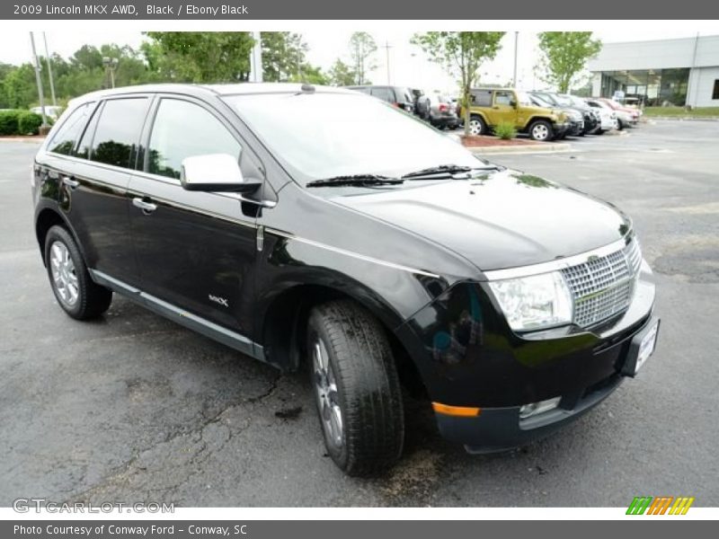 Black / Ebony Black 2009 Lincoln MKX AWD