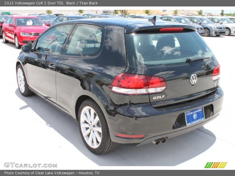 Black / Titan Black 2013 Volkswagen Golf 2 Door TDI