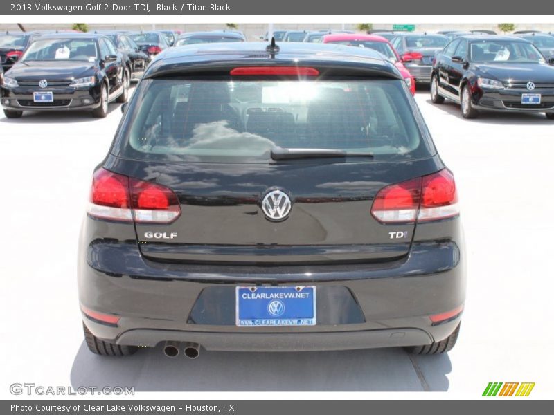 Black / Titan Black 2013 Volkswagen Golf 2 Door TDI