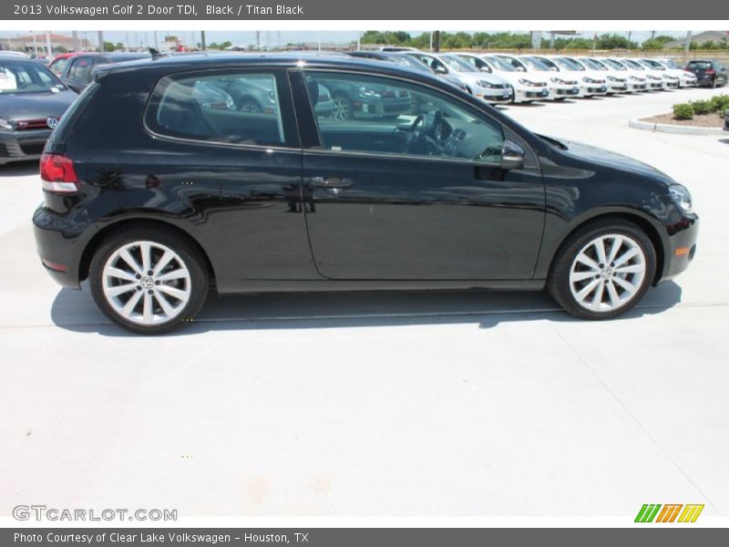 Black / Titan Black 2013 Volkswagen Golf 2 Door TDI