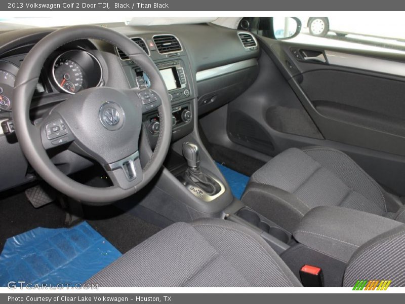 Black / Titan Black 2013 Volkswagen Golf 2 Door TDI