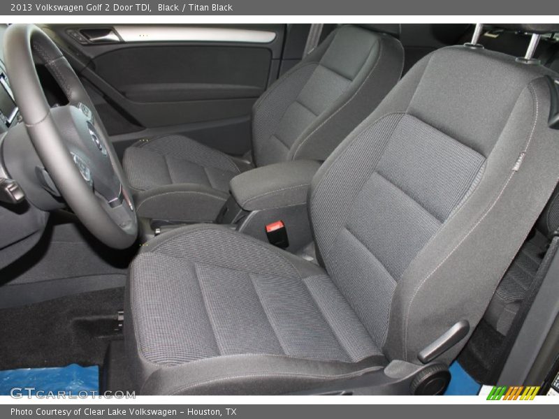 Black / Titan Black 2013 Volkswagen Golf 2 Door TDI
