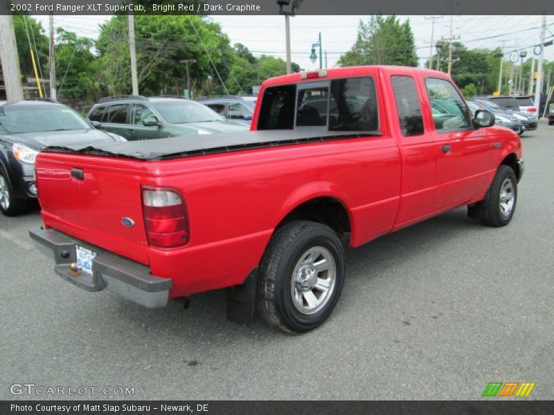 Bright Red / Dark Graphite 2002 Ford Ranger XLT SuperCab