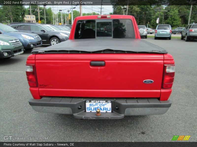 Bright Red / Dark Graphite 2002 Ford Ranger XLT SuperCab