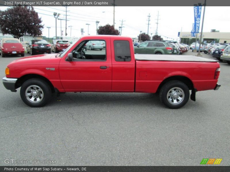 Bright Red / Dark Graphite 2002 Ford Ranger XLT SuperCab