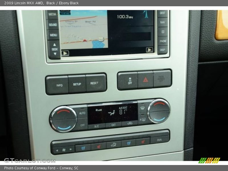 Black / Ebony Black 2009 Lincoln MKX AWD
