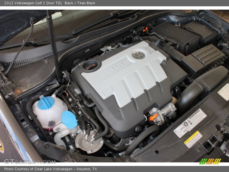 Black / Titan Black 2013 Volkswagen Golf 2 Door TDI