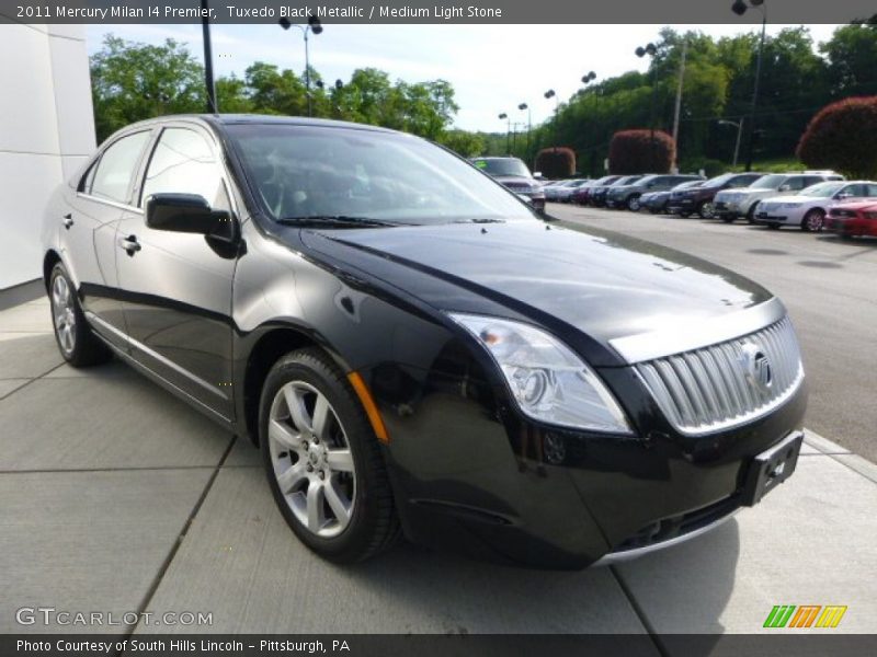 Tuxedo Black Metallic / Medium Light Stone 2011 Mercury Milan I4 Premier