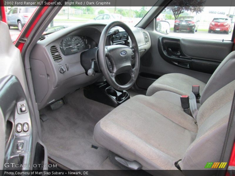 Bright Red / Dark Graphite 2002 Ford Ranger XLT SuperCab