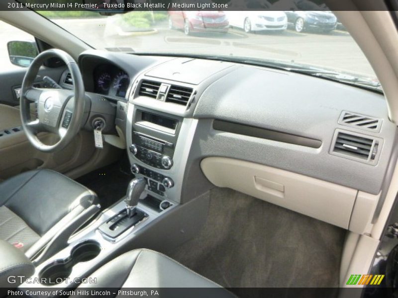 Tuxedo Black Metallic / Medium Light Stone 2011 Mercury Milan I4 Premier