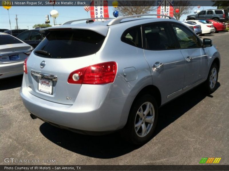 Silver Ice Metallic / Black 2011 Nissan Rogue SV