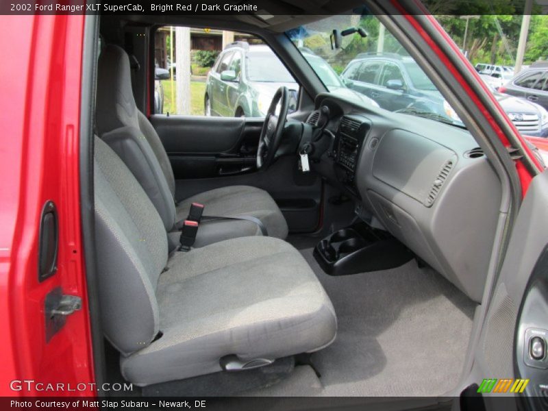 Bright Red / Dark Graphite 2002 Ford Ranger XLT SuperCab