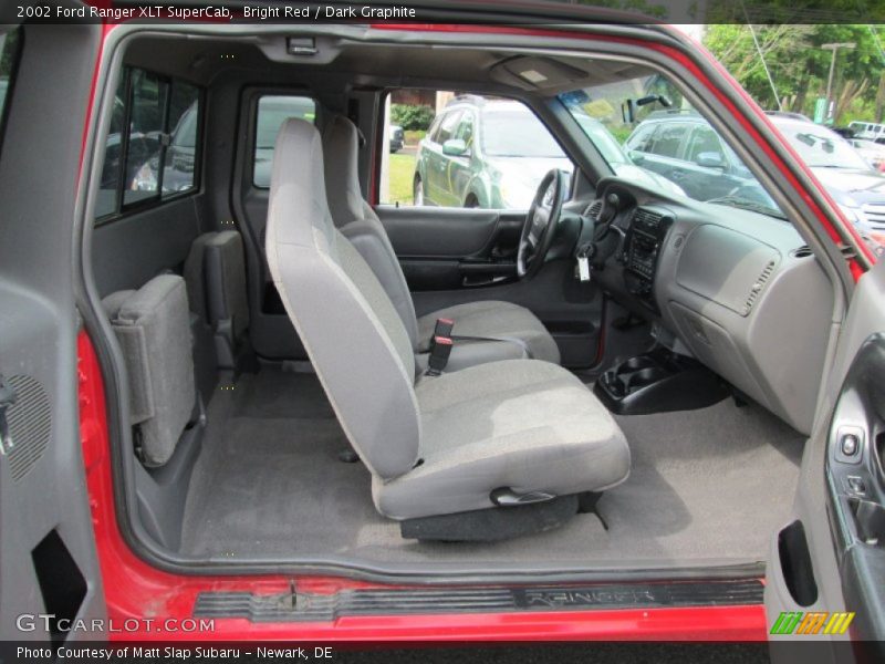 Bright Red / Dark Graphite 2002 Ford Ranger XLT SuperCab