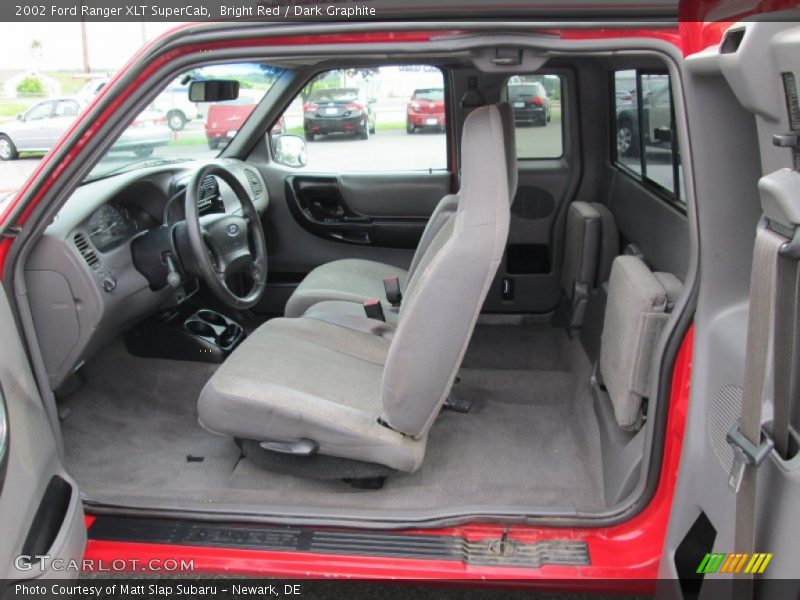 Bright Red / Dark Graphite 2002 Ford Ranger XLT SuperCab
