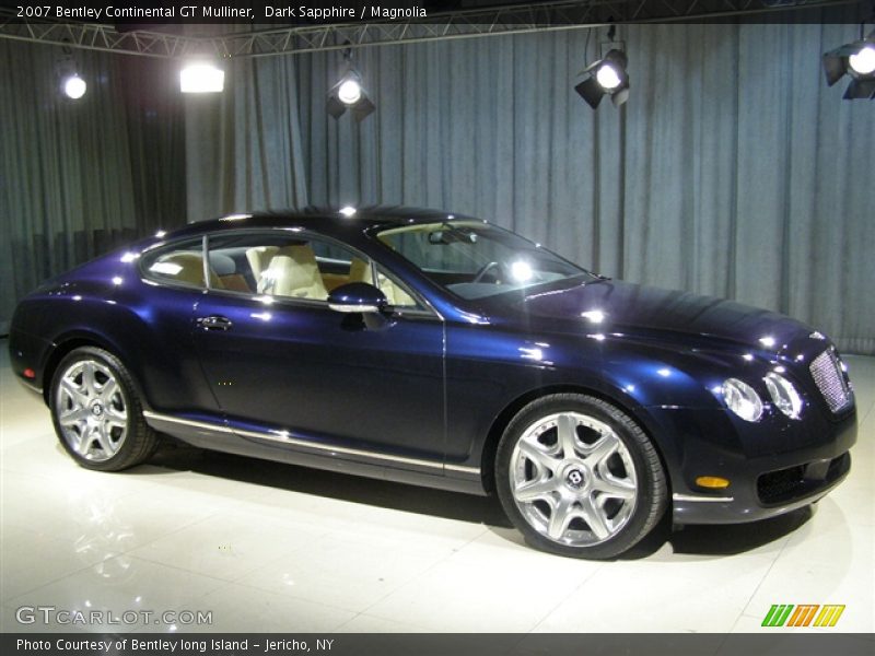 Dark Sapphire / Magnolia 2007 Bentley Continental GT Mulliner