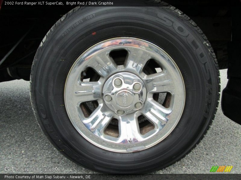 Bright Red / Dark Graphite 2002 Ford Ranger XLT SuperCab