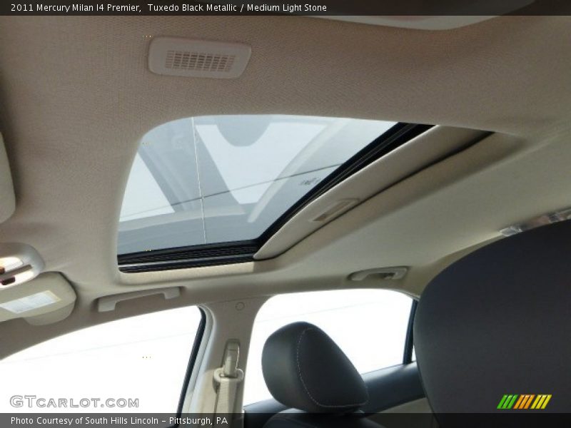 Tuxedo Black Metallic / Medium Light Stone 2011 Mercury Milan I4 Premier