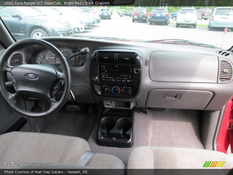 Bright Red / Dark Graphite 2002 Ford Ranger XLT SuperCab