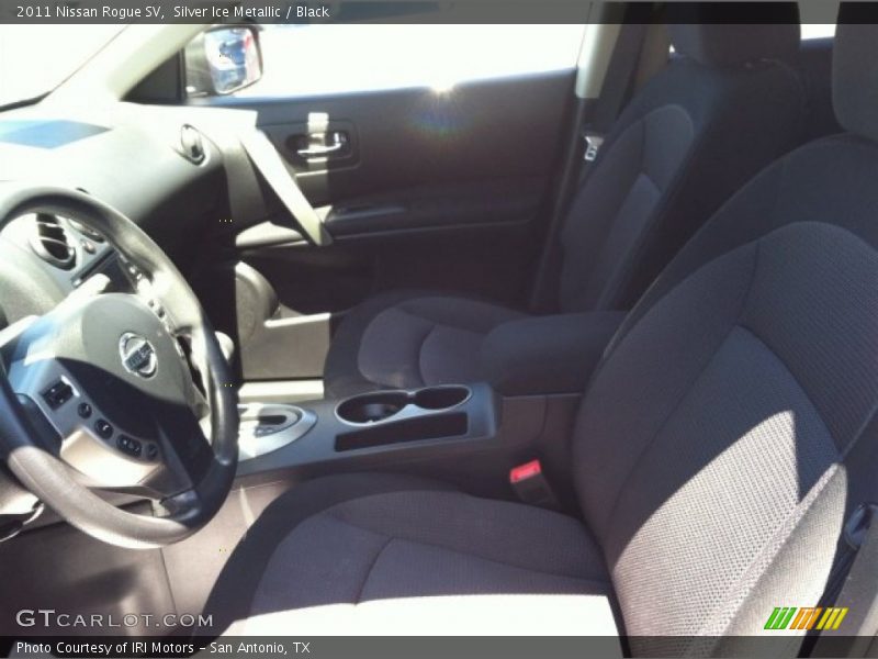 Silver Ice Metallic / Black 2011 Nissan Rogue SV