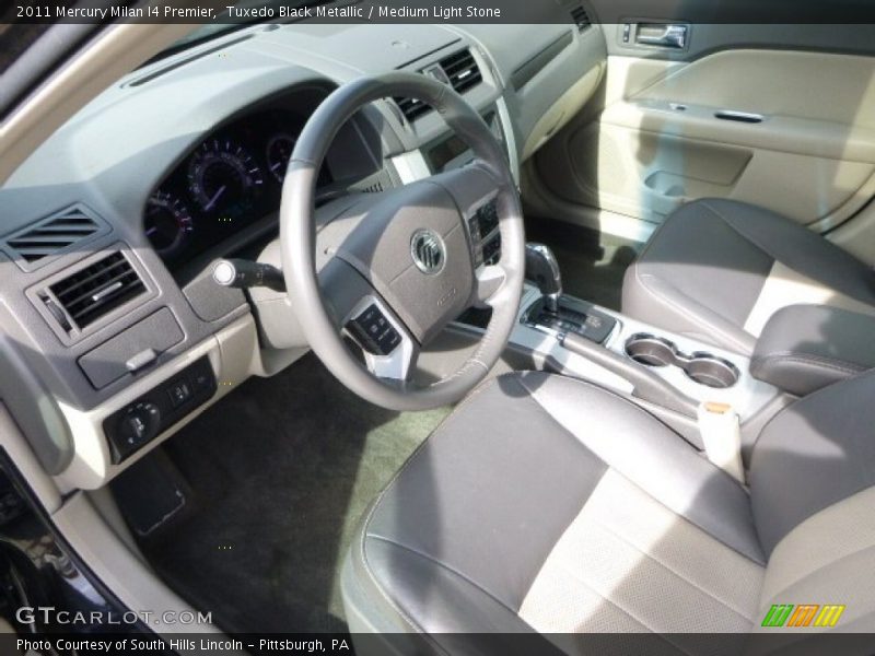 Tuxedo Black Metallic / Medium Light Stone 2011 Mercury Milan I4 Premier