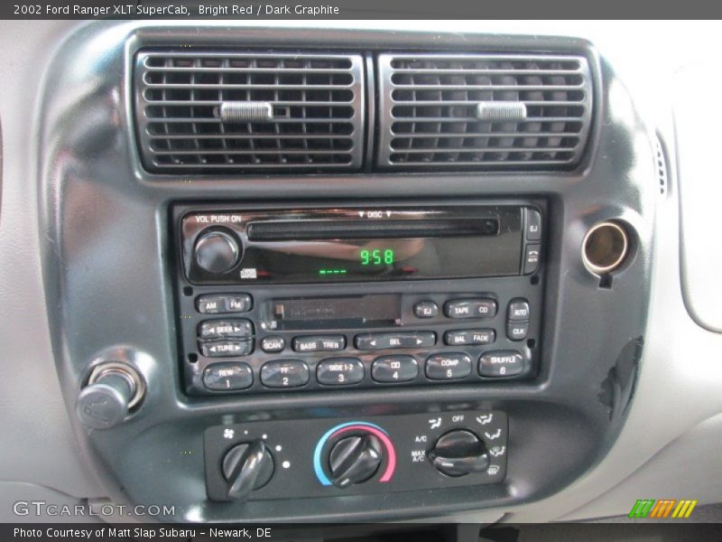 Bright Red / Dark Graphite 2002 Ford Ranger XLT SuperCab