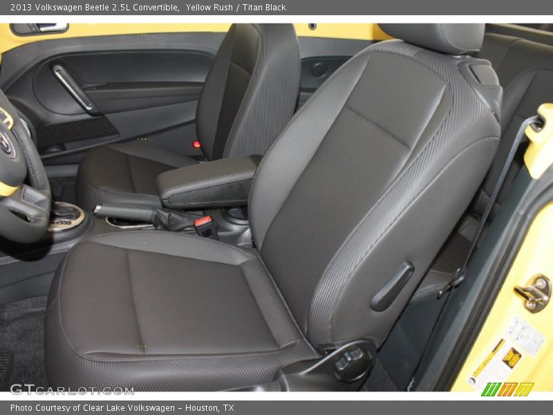 Yellow Rush / Titan Black 2013 Volkswagen Beetle 2.5L Convertible