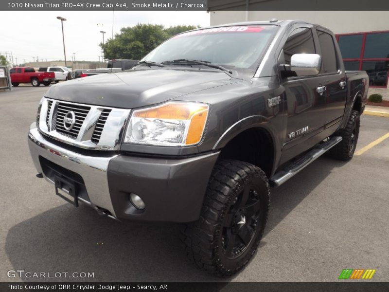 Smoke Metallic / Charcoal 2010 Nissan Titan PRO-4X Crew Cab 4x4