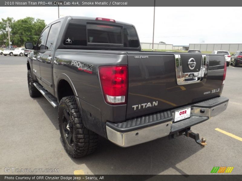 Smoke Metallic / Charcoal 2010 Nissan Titan PRO-4X Crew Cab 4x4