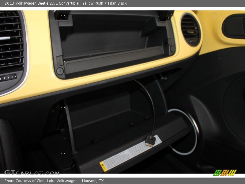 Yellow Rush / Titan Black 2013 Volkswagen Beetle 2.5L Convertible