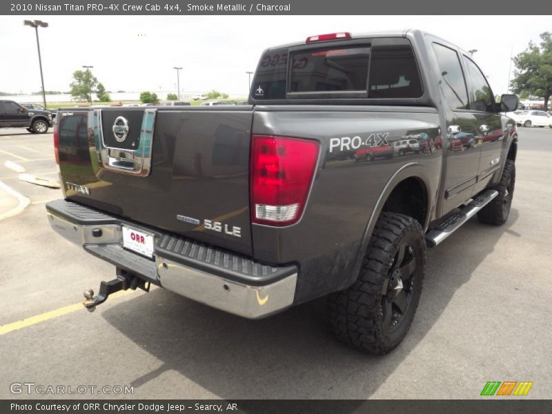 Smoke Metallic / Charcoal 2010 Nissan Titan PRO-4X Crew Cab 4x4