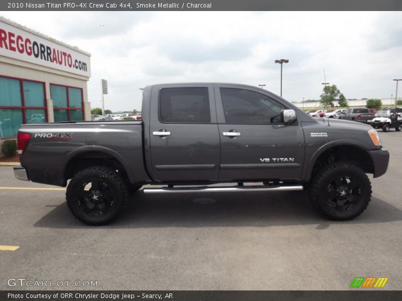 Smoke Metallic / Charcoal 2010 Nissan Titan PRO-4X Crew Cab 4x4