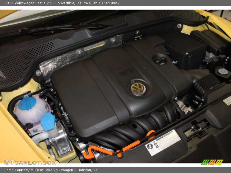 Yellow Rush / Titan Black 2013 Volkswagen Beetle 2.5L Convertible