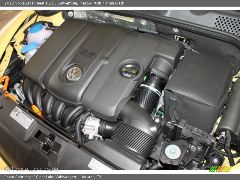 Yellow Rush / Titan Black 2013 Volkswagen Beetle 2.5L Convertible