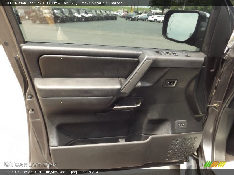 Smoke Metallic / Charcoal 2010 Nissan Titan PRO-4X Crew Cab 4x4