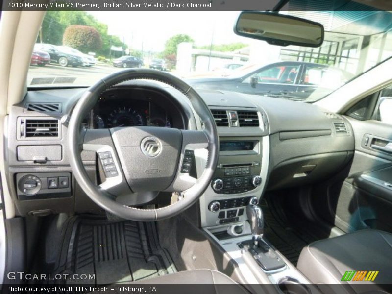Brilliant Silver Metallic / Dark Charcoal 2010 Mercury Milan V6 Premier