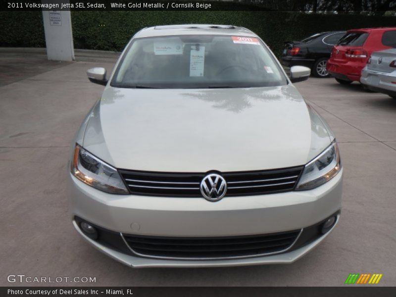 White Gold Metallic / Cornsilk Beige 2011 Volkswagen Jetta SEL Sedan