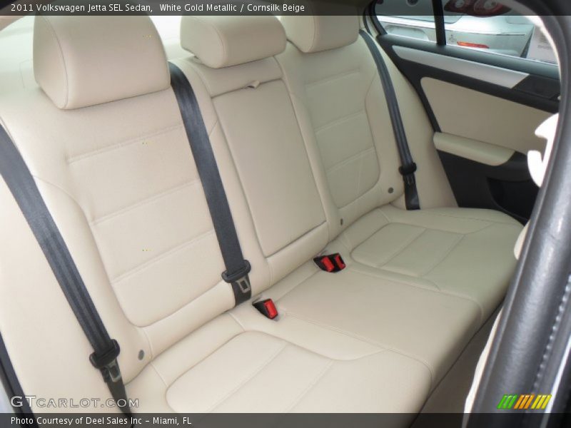 White Gold Metallic / Cornsilk Beige 2011 Volkswagen Jetta SEL Sedan