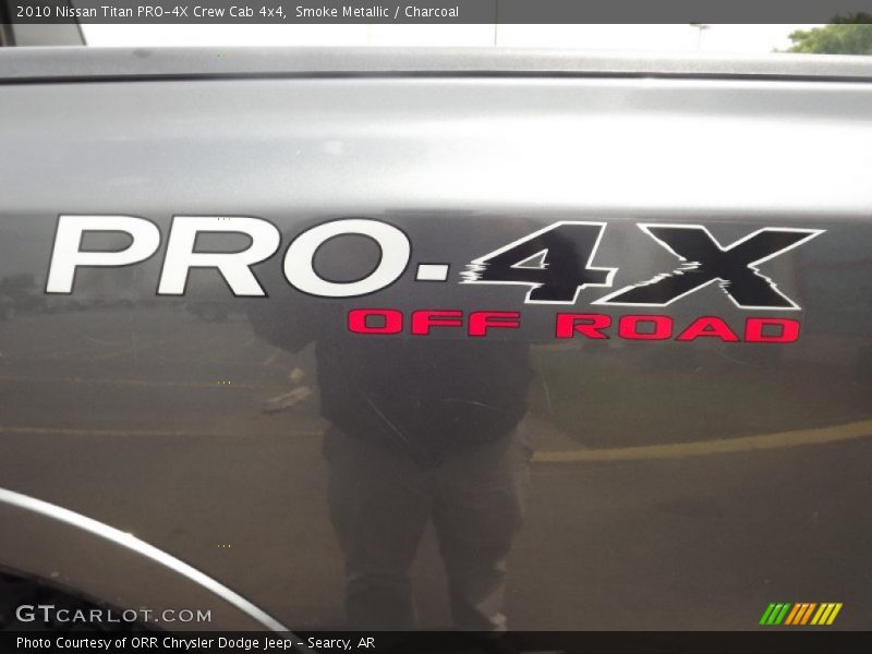 Smoke Metallic / Charcoal 2010 Nissan Titan PRO-4X Crew Cab 4x4