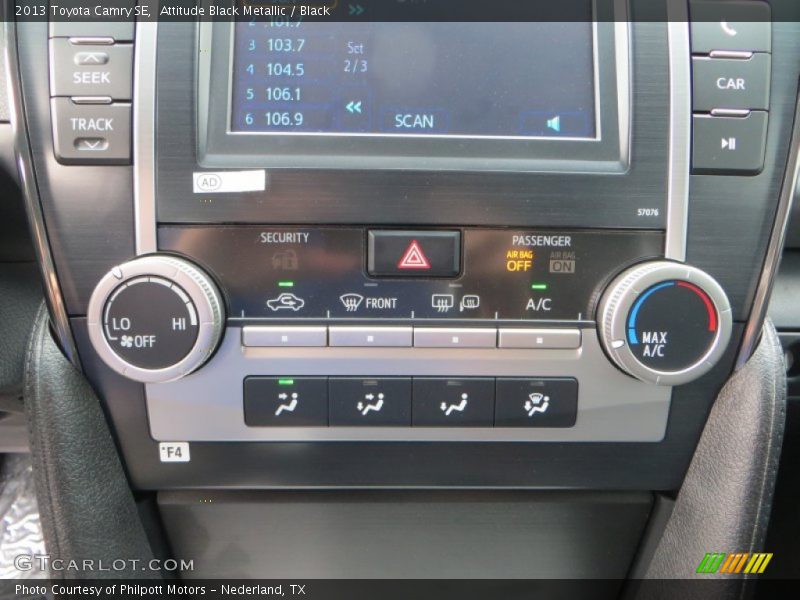 Attitude Black Metallic / Black 2013 Toyota Camry SE
