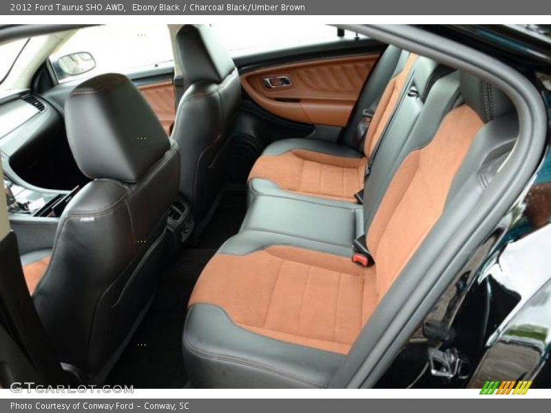 Rear Seat of 2012 Taurus SHO AWD