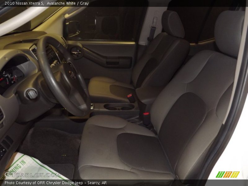 Avalanche White / Gray 2010 Nissan Xterra S