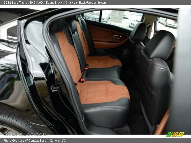 Rear Seat of 2012 Taurus SHO AWD