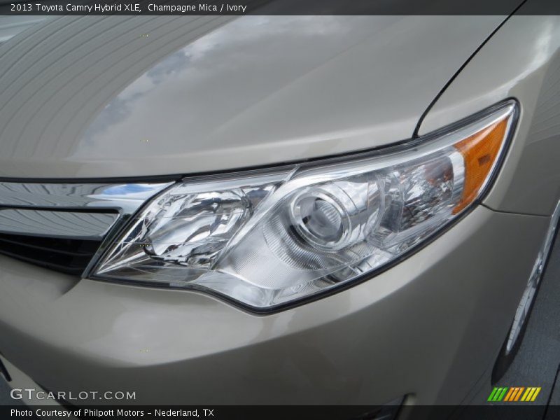Champagne Mica / Ivory 2013 Toyota Camry Hybrid XLE