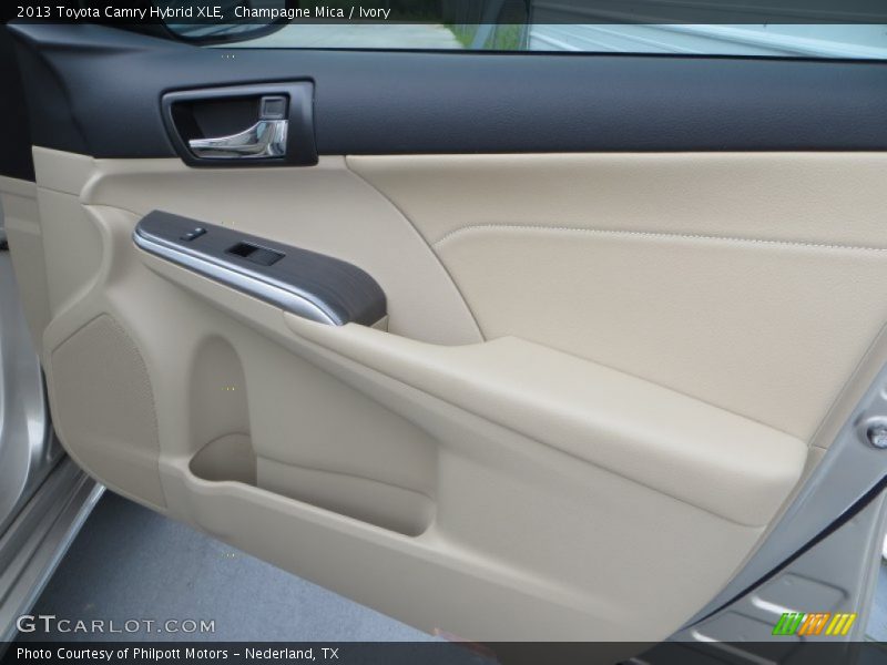 Champagne Mica / Ivory 2013 Toyota Camry Hybrid XLE