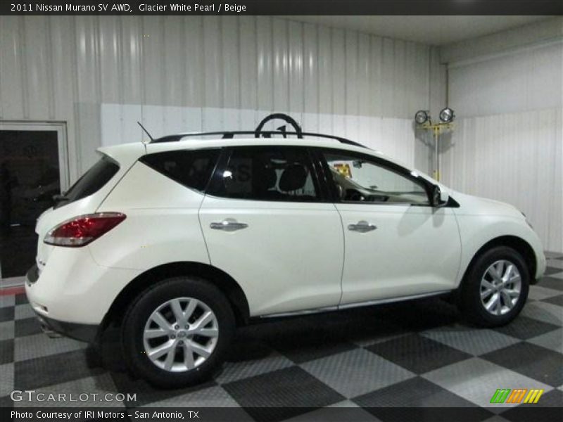 Glacier White Pearl / Beige 2011 Nissan Murano SV AWD