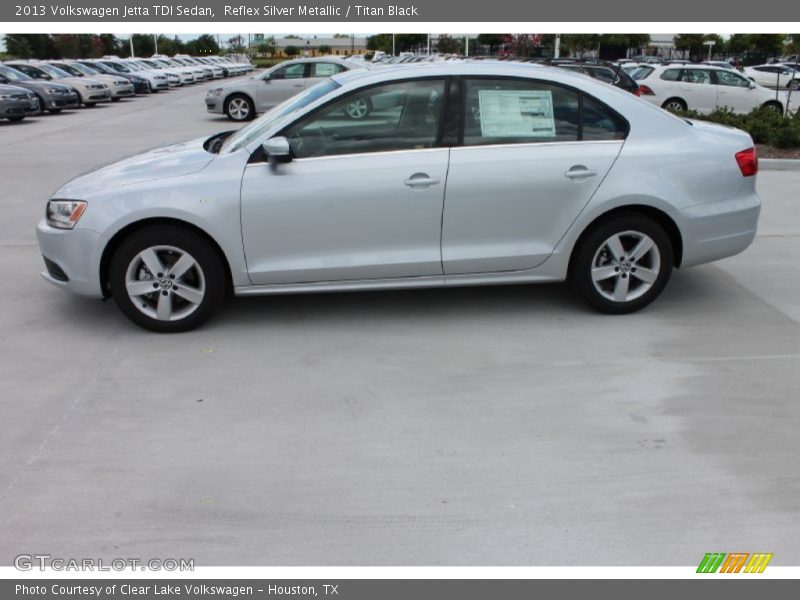 Reflex Silver Metallic / Titan Black 2013 Volkswagen Jetta TDI Sedan