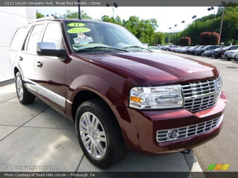 Royal Red Metallic / Stone 2011 Lincoln Navigator 4x4