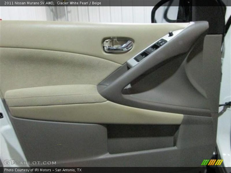 Glacier White Pearl / Beige 2011 Nissan Murano SV AWD
