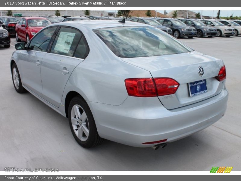 Reflex Silver Metallic / Titan Black 2013 Volkswagen Jetta TDI Sedan